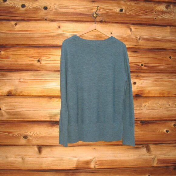 NWOT Extra Fine Merino Wool Textured Knit Pullover Sweater - Picture 5 of 7